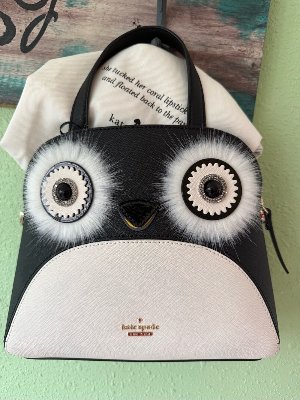 Kate Spade ♠️ Owl Appliqué Mini Satchel NWT